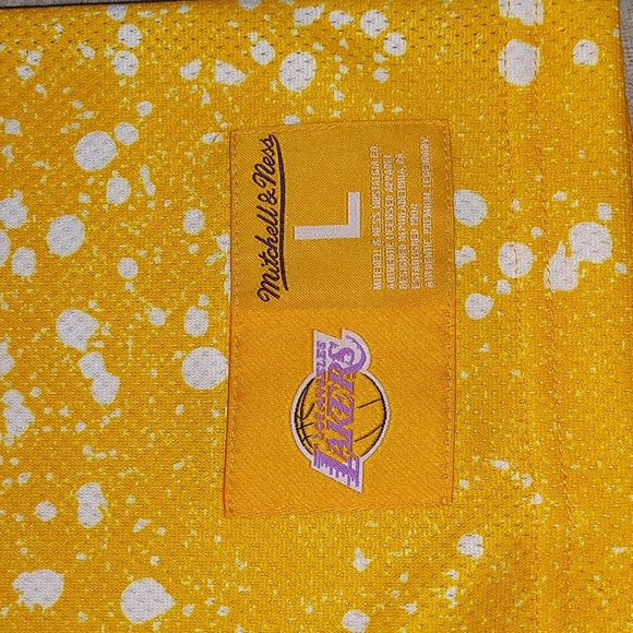 Hardwood Classics Lakers 'Jumbotron Sublimated Tank Lakers' Sz Large - Picture 2 of 6